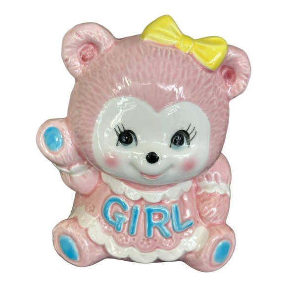 VINTAGE SET OF 5 BABY THEMED PLANTERS - Picture 5 of 16